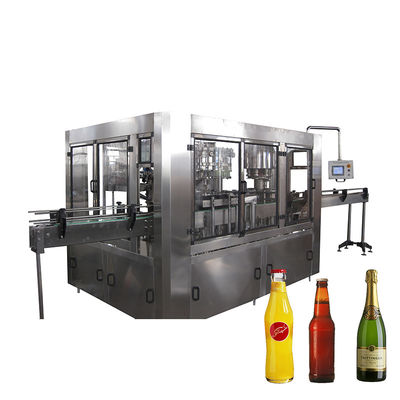 quality Automatic 3in1 Beverage Bottle Filling Machine Water Bottle Filling Machine Glass Filling Machine For Glass Bottle Juice Production Line factory